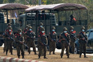 Myanmar soldiers