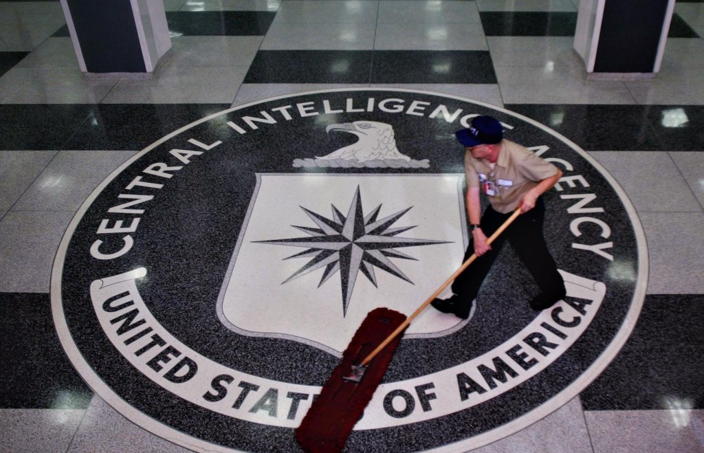 Just mopping up the CIA, nothing to see here