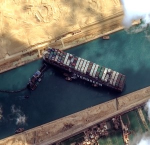 The Giant Dick Ship That Blocked The Suez Canal Is Now Stuck in Legal Limbo