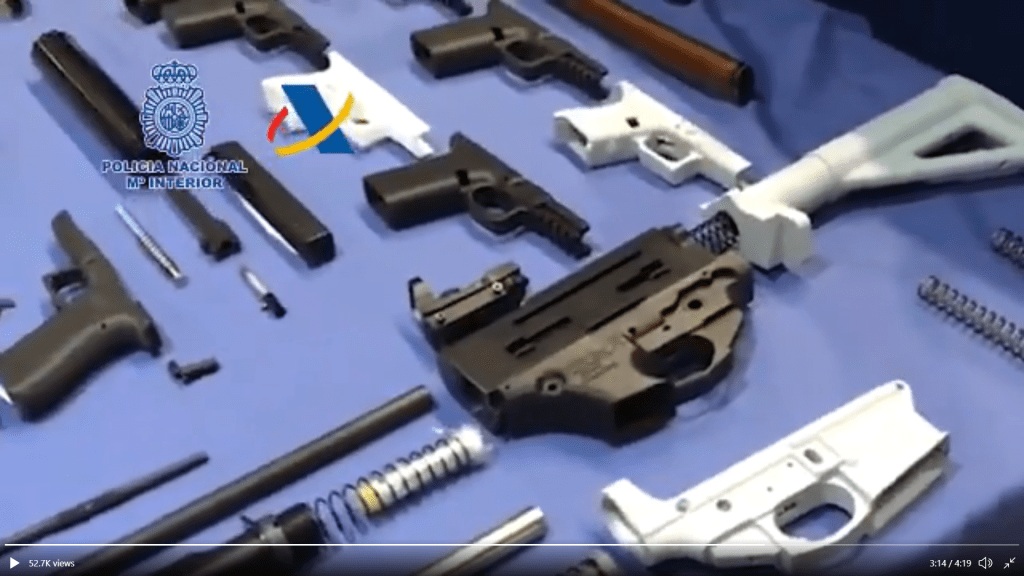 Spanish Police Raided a 3D Printed Gun Workshop And Found Nazi Symbols