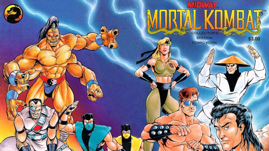 Artwork from the official Mortal Kombat comic book