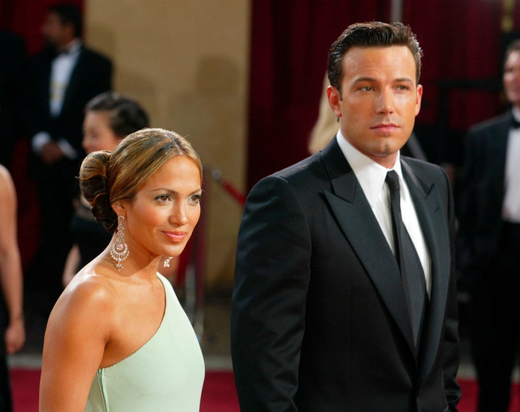 jlo and ben affleck at the oscars