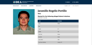 Rogelio Portillo Jaramillo DEA Want