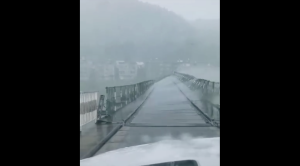 Guizhou, China, bridge collapse in rainstorm