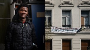 Het laatste toevluchtsoord Saint-Josse Brussel squat migranten