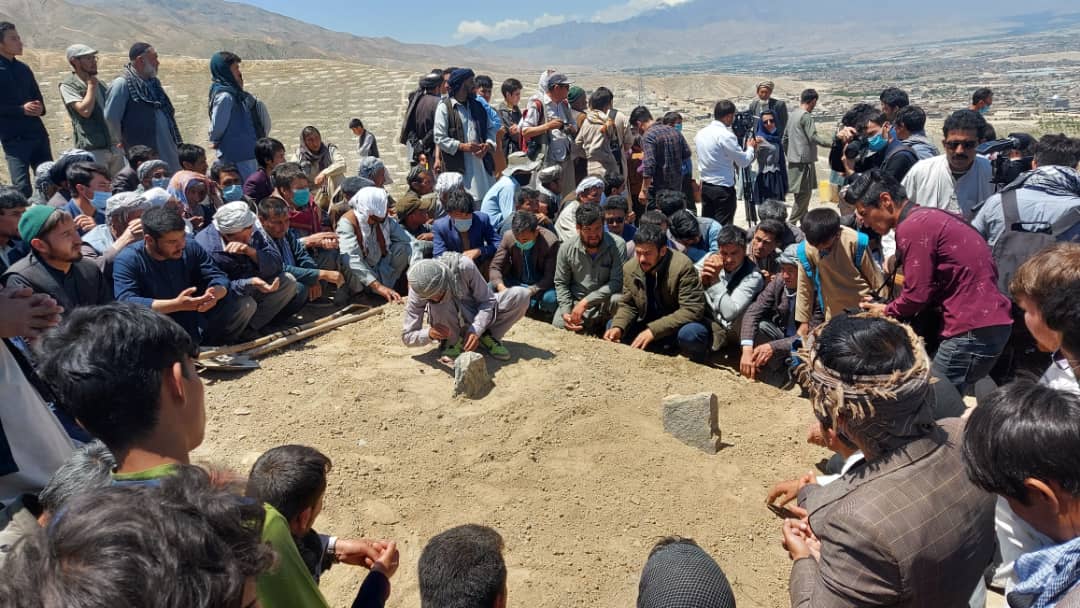 Hazara families bury their daughters in Dasht-e-Barchi