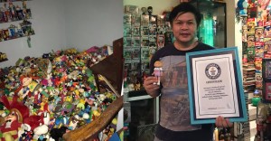 Percival R. Lugue has Guinness World Record for the Biggest Fast-food Toy Collection in the World