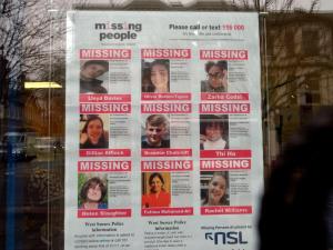 missing people poster