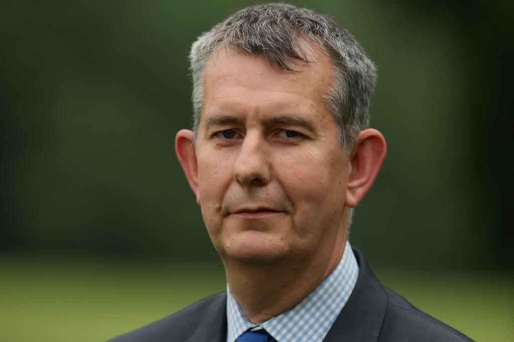 The DUP’s Edwin Poots, who is running to be party leader and believes that the earth is only 6,000 yes old. Photo: PA Images / Alamy Stock Photo