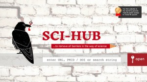 Sci-Hub Home Page