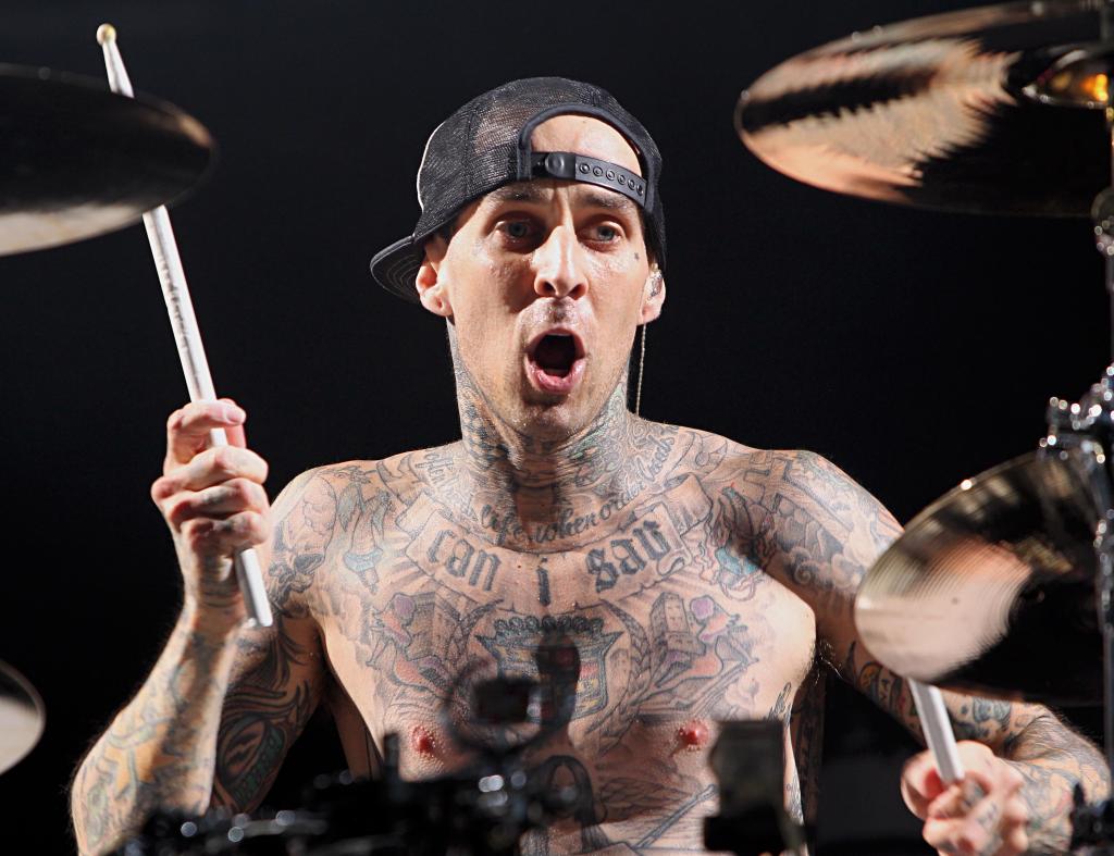 Travis Barker drummer Blink-182