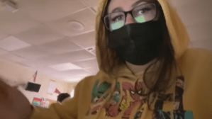 Casey Garcia​ shared video of herself impersonating her daughter and attending a day of classes at Garcia Enriquez Middle School.