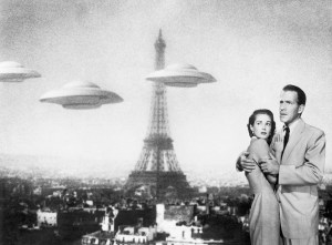 Bintang film di Paris ketakutan melihat UFO