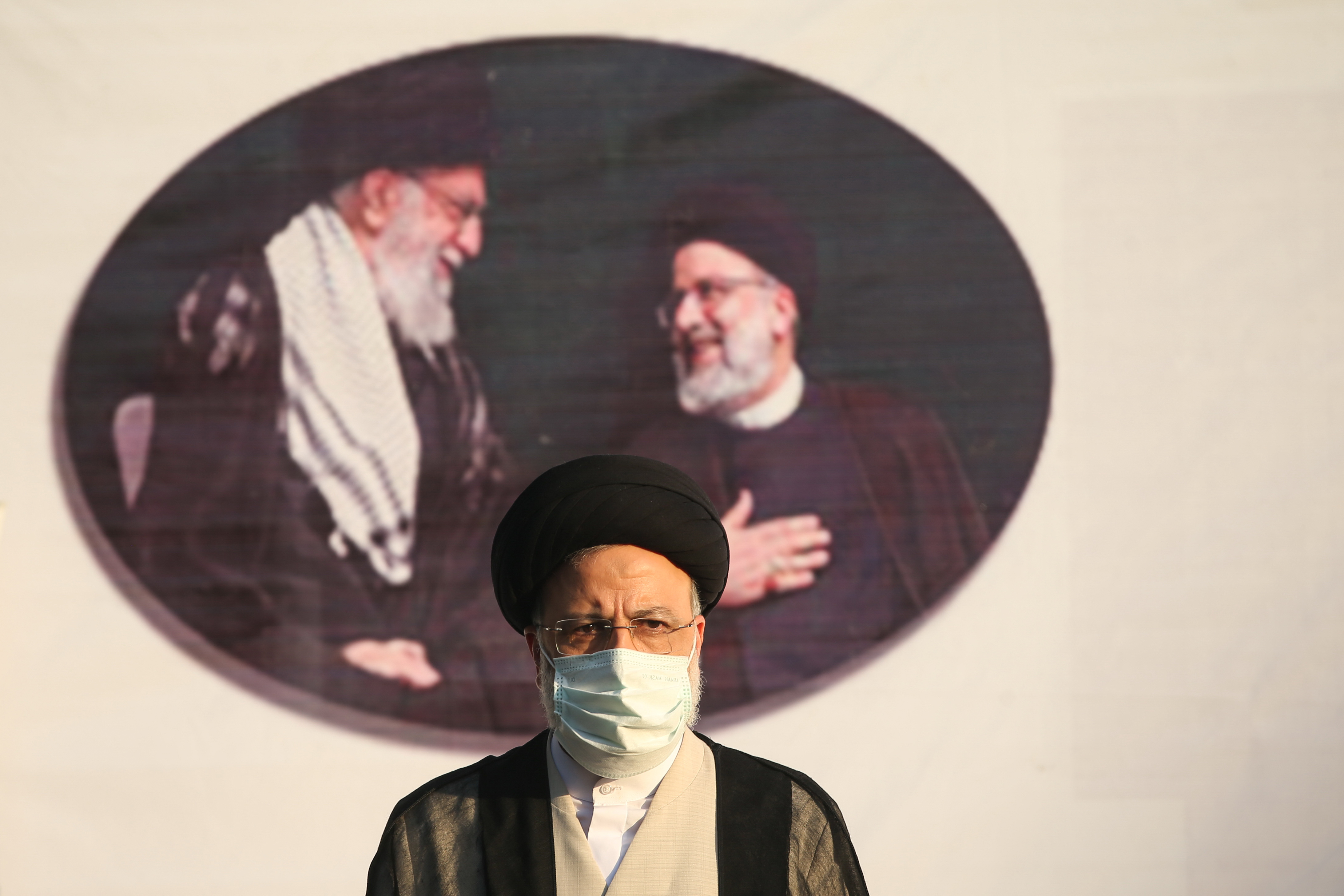 Ebrahim Raeesi, pictured during a campaign event in the build-up to the election, is all-but certain to become the next president of Iran. Photo: Meghdad Madadi ATPImages/Getty Images