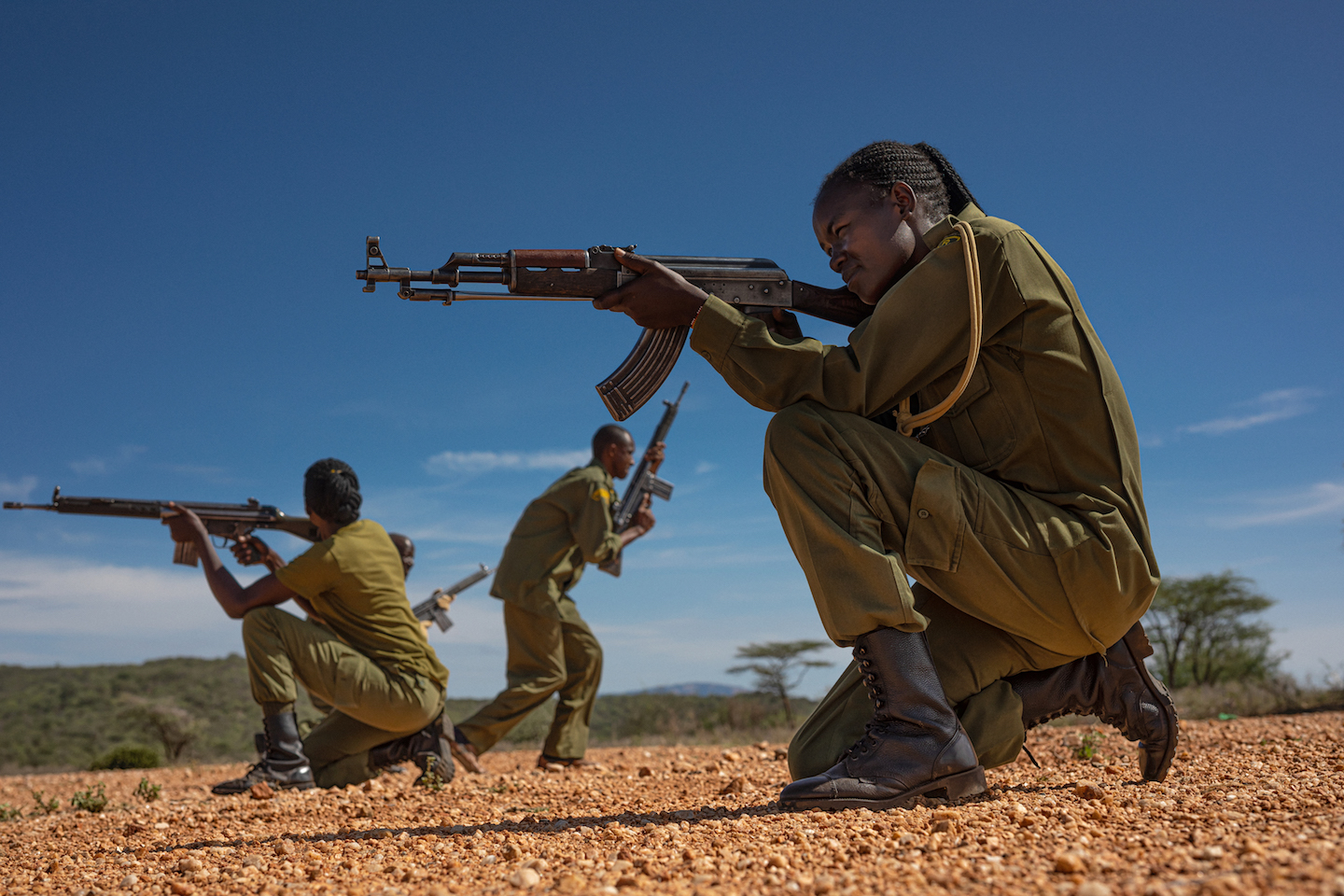 In total there are 22 rangers, including four women.