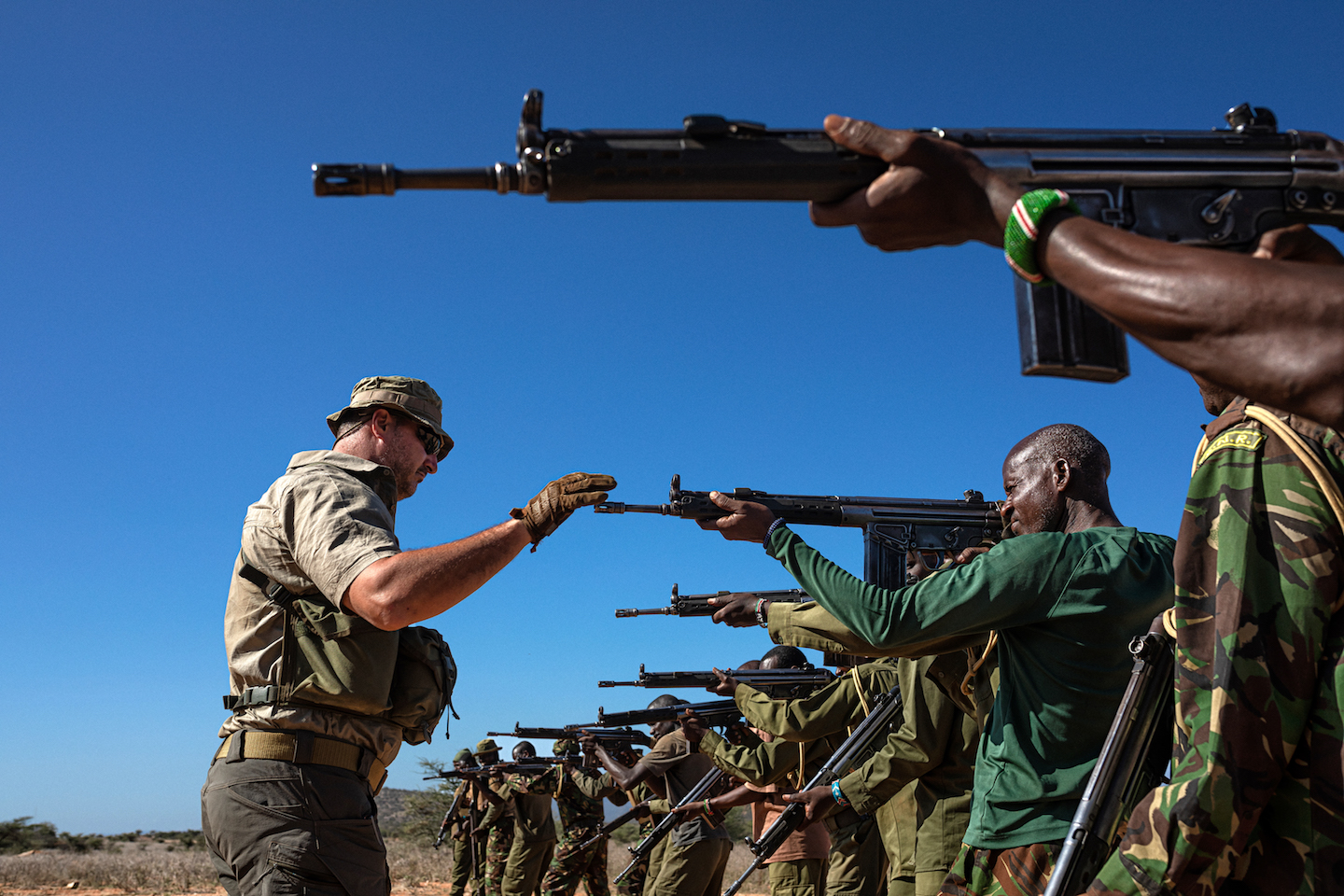 A CROW instructor leads a training exercise.