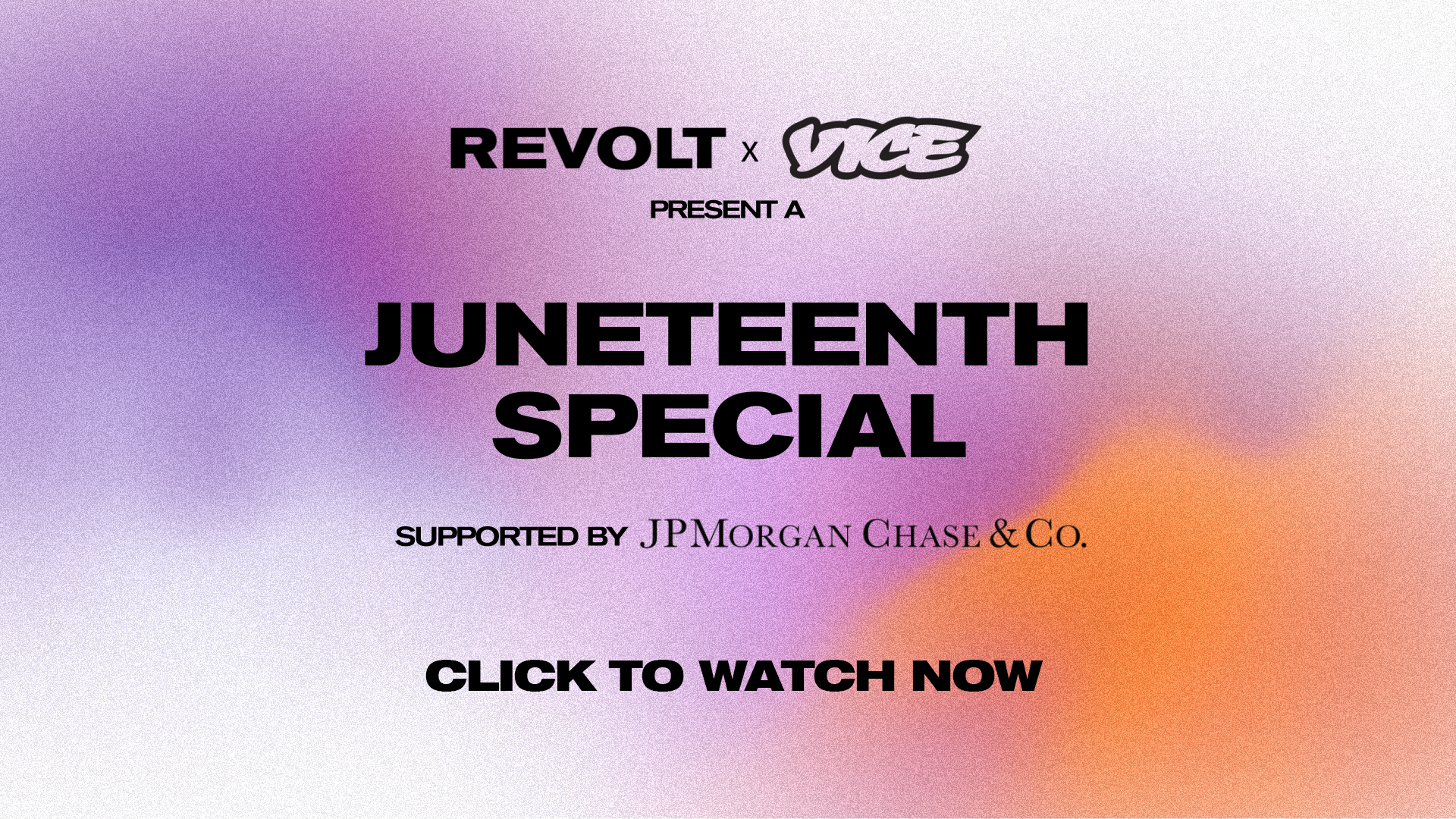 Juneteenth Special on Saturday, June 19 / 12P ET on VICE TV