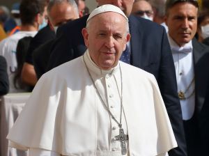 Pope Francis in the Vatican.