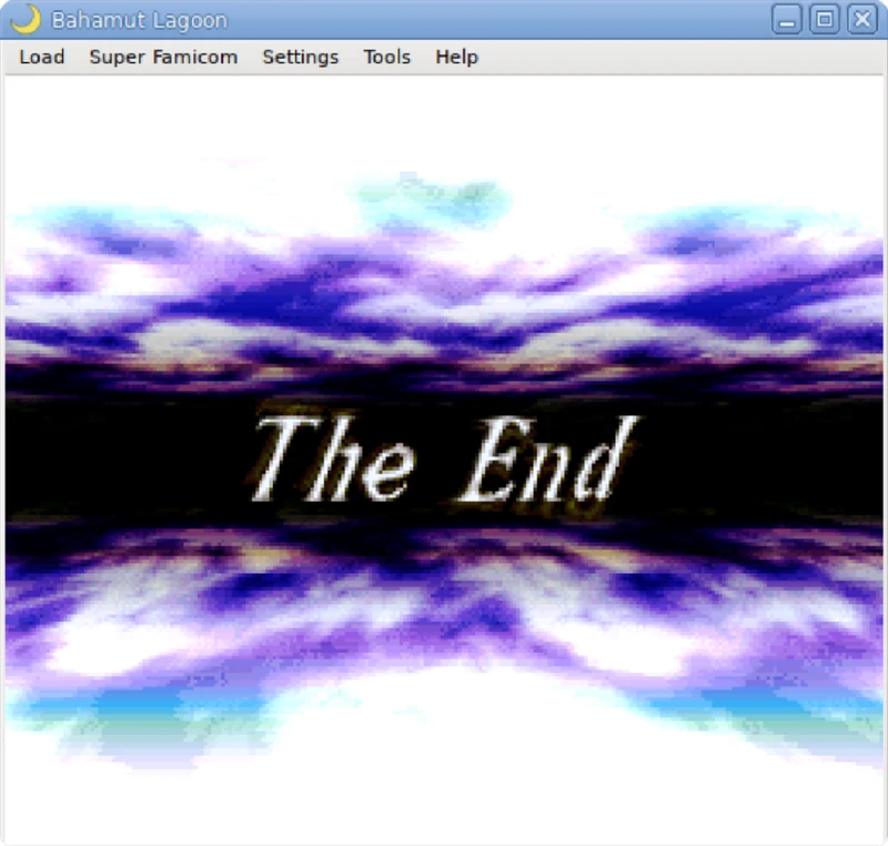 A graphic Near added to the end of Bahamut Lagoon.