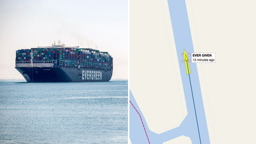 The Giant Cargo Ship That Blocked the Suez Canal for 6 Days Is Finally Moving