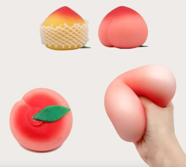 peach squishy toy