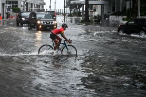 The combined influence of the Moon and humans could triple or quadruple coastal flooding in the US over the 2030s, reports a new study.