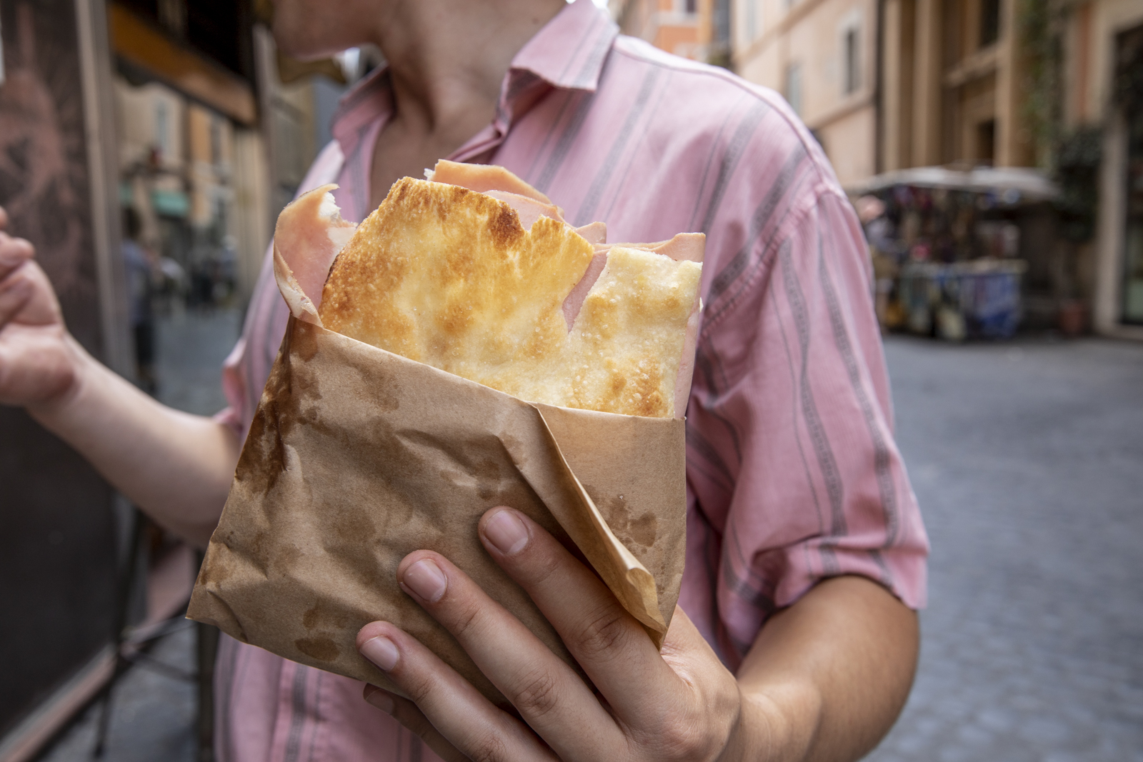 Fornaio Roma pizza mortadella.JPG