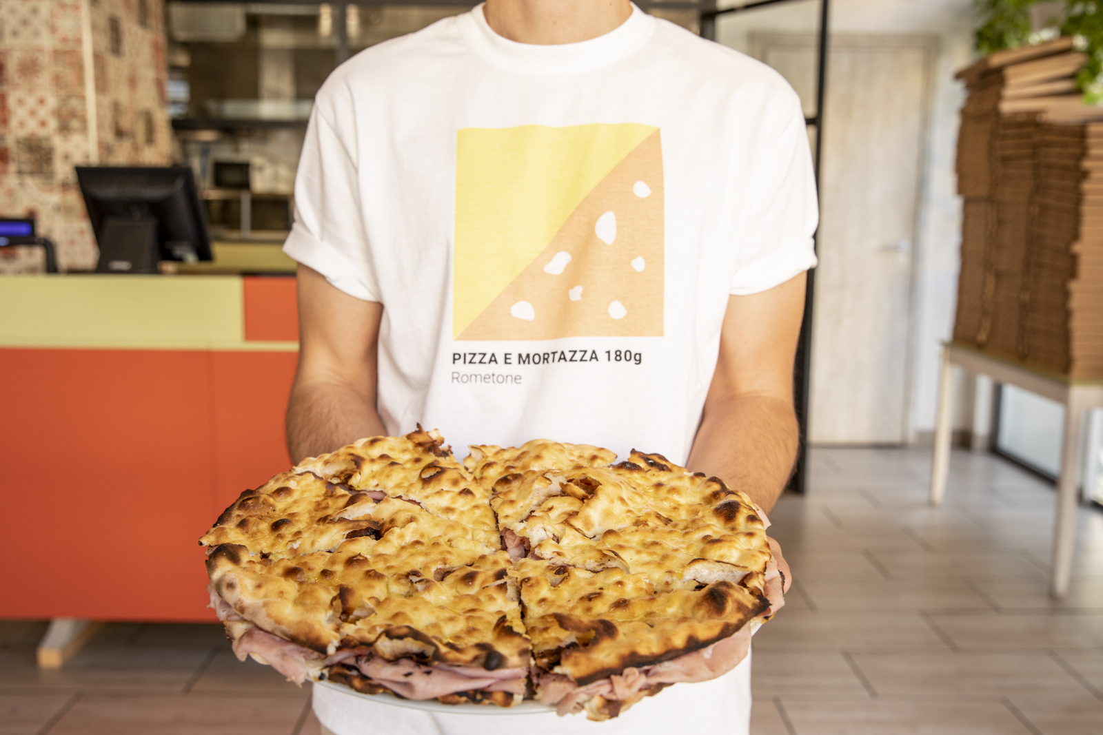 180 grammi roma pizza mortazza.JPG