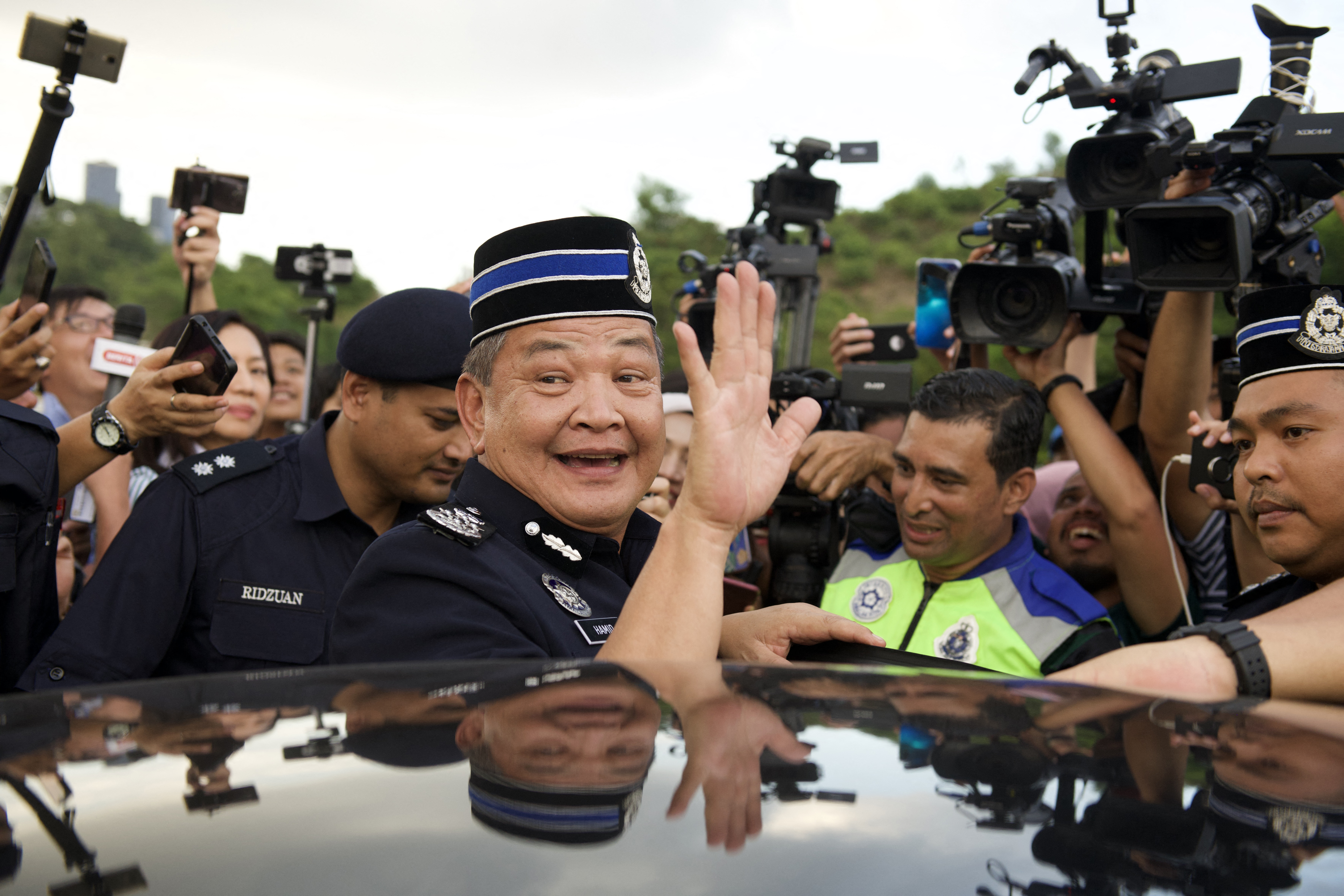 Former police inspector general, Abdul Hamid Bador. Photo: MOHD RASFAN / AFP