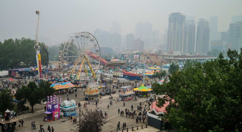 calgary stampede; air quality index; calgary