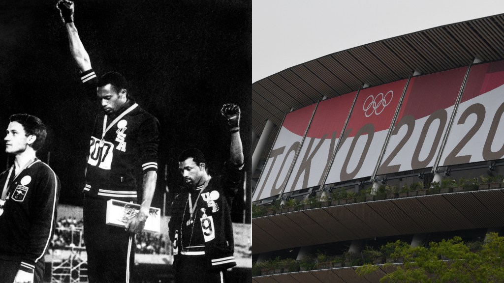 john carlos, BLM, rule 50, olympics, athlete, activism, mexico city, 1968