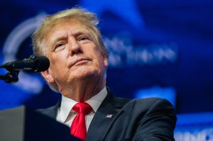 Former U.S. President Donald Trump speaks during the Rally To Protect Our Elections conference on July 24, 2021 in Phoenix, Arizona.