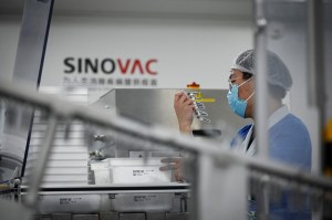 sinovac factory worker