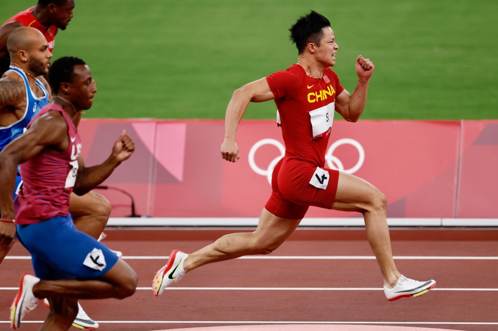 Su bingtian sprint olympics 100m