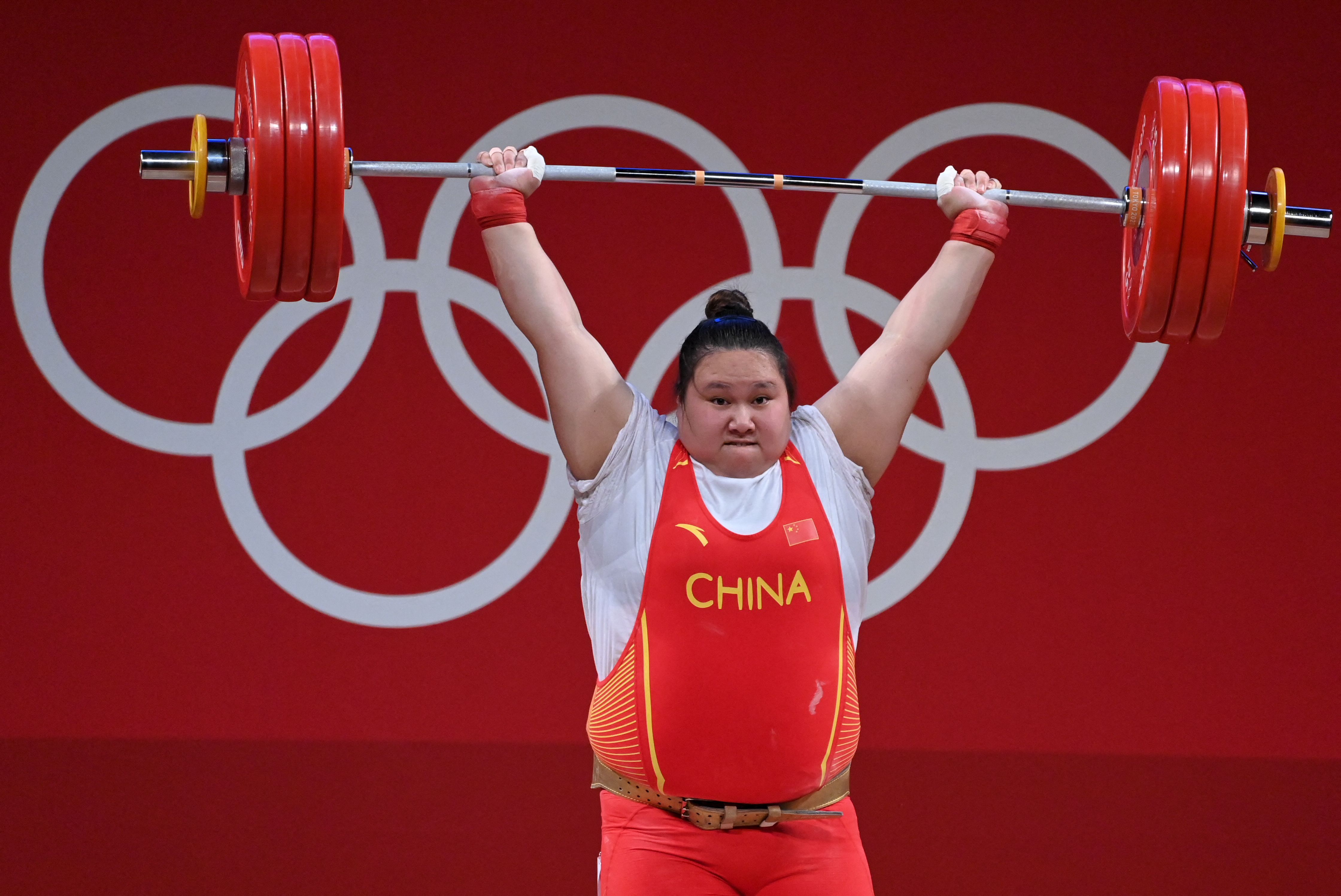 China's Li Wenwen. Photo: MOHD RASFAN/AFP via Getty Images