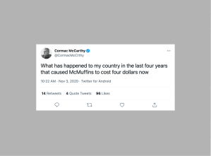 Cormac McCarthy Parody Account