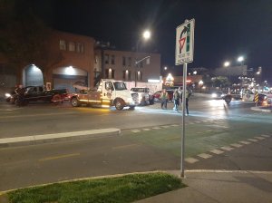 A Canadian city had to shut down a roadblock over the long weekend because police were overwhelmed by the number of impaired drivers.