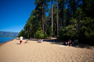 Sorry, This Lake Tahoe Beach Is Closed Due to the Plague