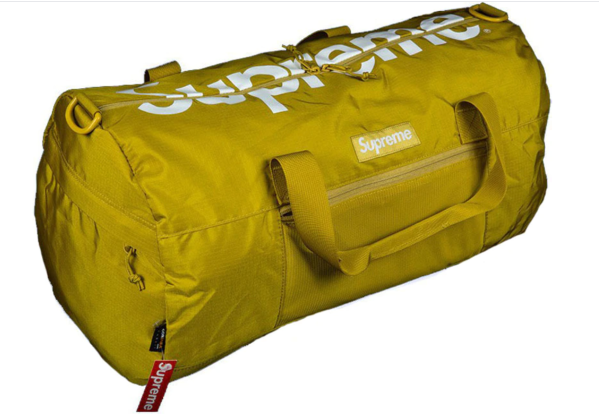 Supreme Acid Green Duffle Bag