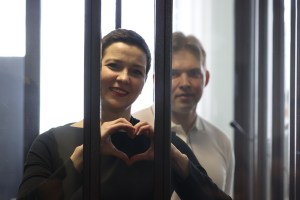 Badass Activist Dances Inside Cage At Start of Trial in Europe's Last Dictatorship