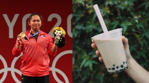 What celebration foods are Tokyo 2020 Olympic athletes eating after their competitions?