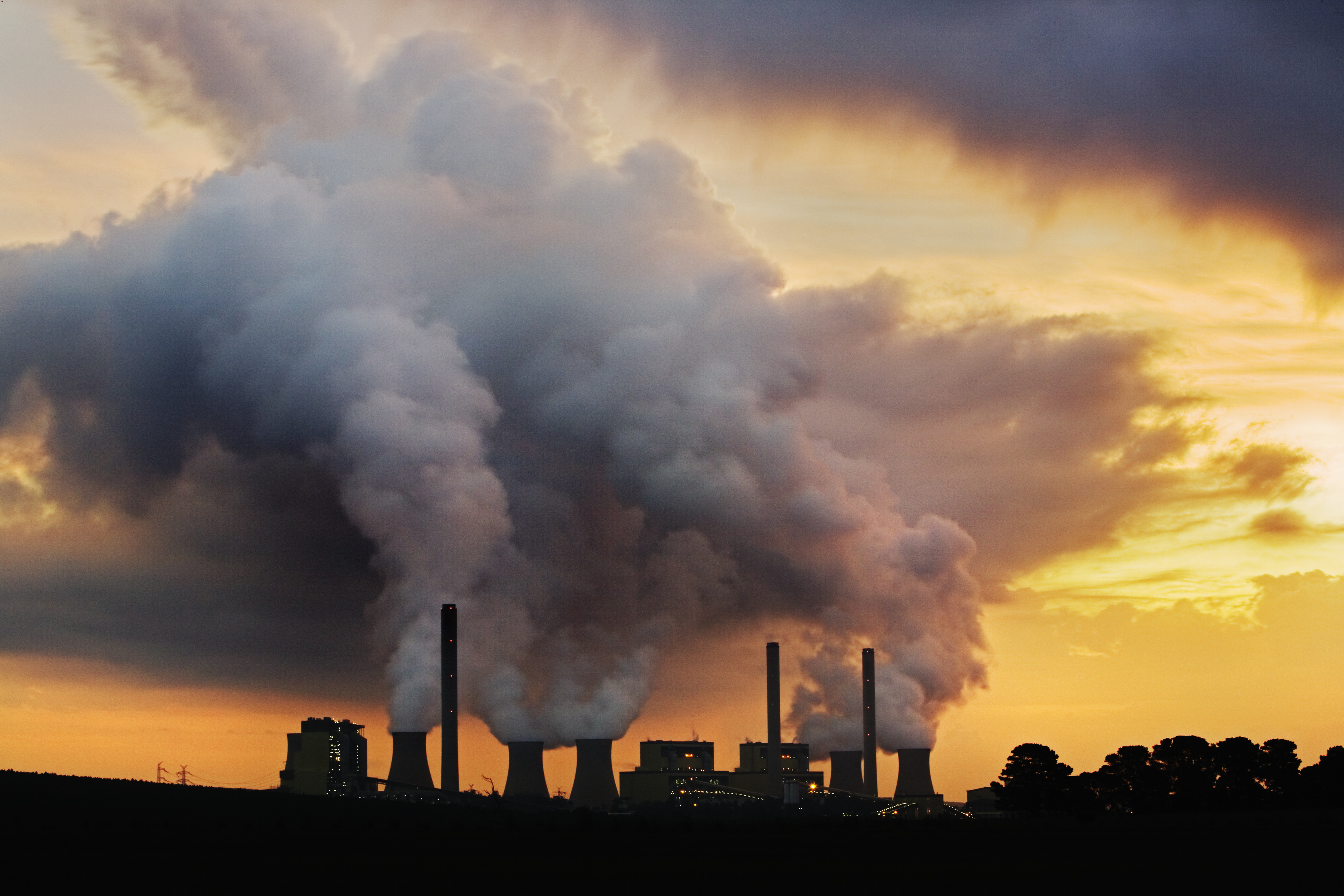 A power station in Traralgon, Victoria, Australia. Photo: John W Banagan / Getty