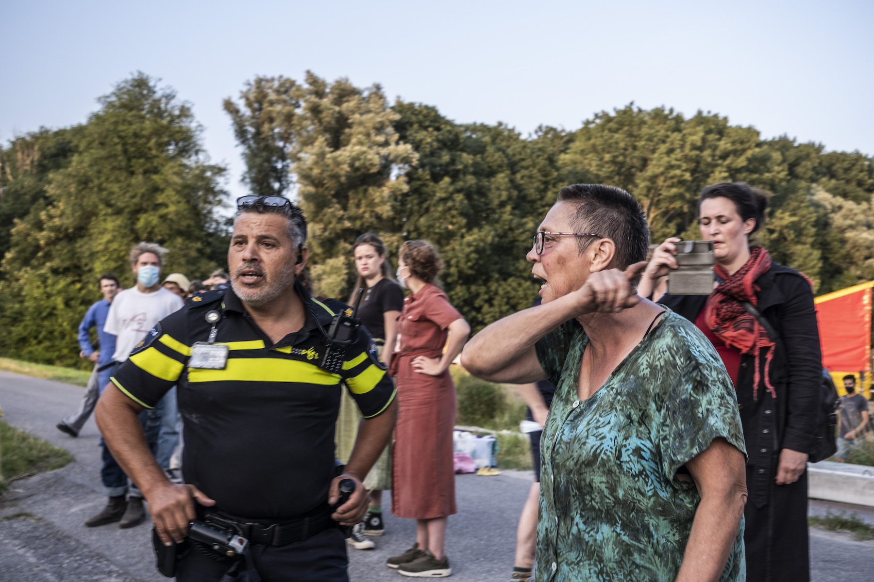 Politie conflict foto roos pierson