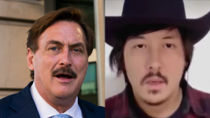 MyPillow CEO Mike Lindell (L) and QAnon figure Ron Watkins (R) received a leak of Colorado elections data.