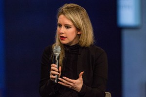 Elizabeth Holmes, founder and CEO of Theranos, speaks at the Clinton Global Initiative's closing session on September 29, 2015 in New York City.