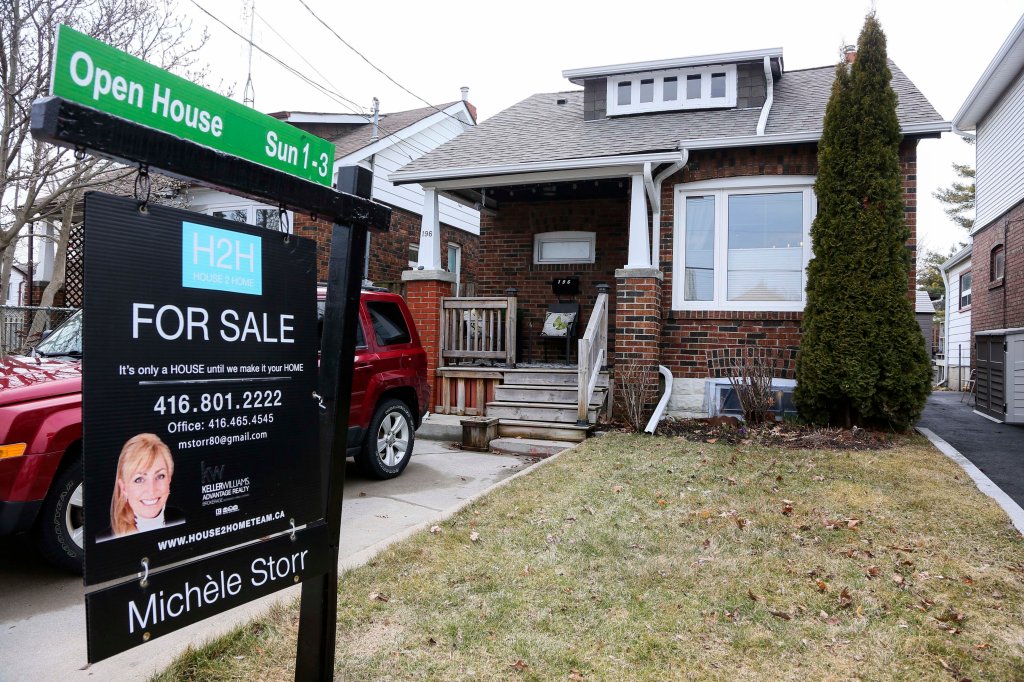 A house for sale in Toronto, Canada.