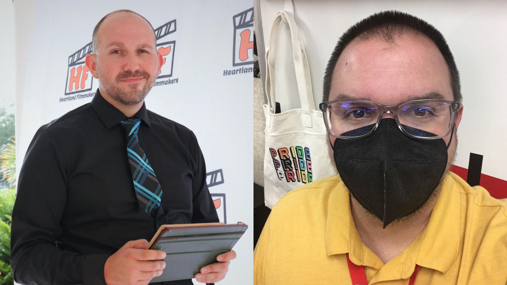 Left: Nick Mrozowski, 36, a physical education teacher at an elementary school in Sebring, Florida. ​(Photo courtesy of Nick Mrozowski) ​Right: Aaron Baker, 44, a social studies teacher in northwest Oklahoma City.​(Photo courtesy of Aaron Baker)