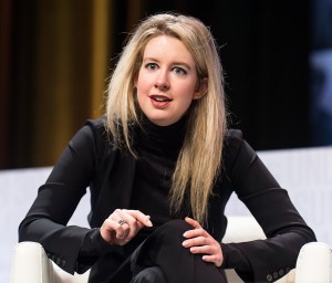 Founder & CEO of Theranos Elizabeth Holmes attends the Forbes Under 30 Summit at Pennsylvania Convention Center on October 5, 2015 in Philadelphia, Pennsylvania.