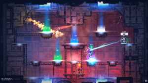 A screen shot from the video game AlphaLink