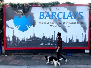 Activists Take Over 200 Billboards in UK to Protest Bank’s Environmental Record